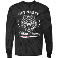 Mike Titan Ohearn Wearing Get Nasty Titan Tie-Dye Long Sleeve Shirt