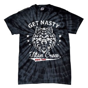 Mike Titan Ohearn Wearing Get Nasty Titan Tie-Dye T-Shirt