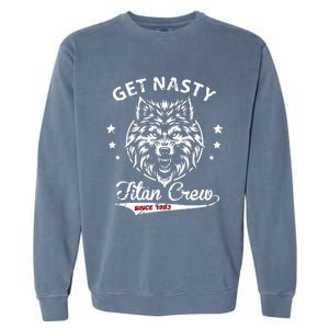 Mike Titan Ohearn Wearing Get Nasty Titan Garment-Dyed Sweatshirt