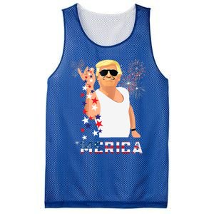 Merica Trump Outfits Glasses Firework 4th Of July Don Drunk Funny Gift Mesh Reversible Basketball Jersey Tank