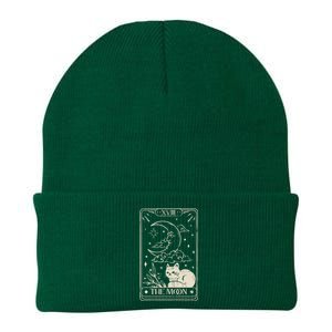 Moon Tarot Oversized Mystical Knit Cap Winter Beanie