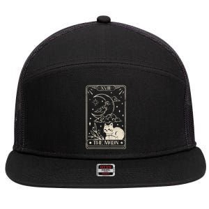 Moon Tarot Oversized Mystical 7 Panel Mesh Trucker Snapback Hat