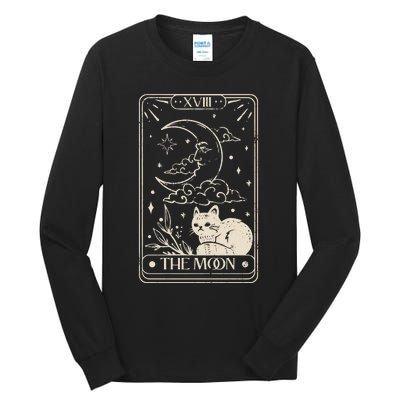 Moon Tarot Oversized Mystical Tall Long Sleeve T-Shirt