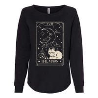 Moon Tarot Oversized Mystical Womens California Wash Sweatshirt