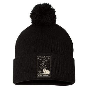 Moon Tarot Oversized Mystical Pom Pom 12in Knit Beanie