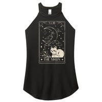 Moon Tarot Oversized Mystical Women's Perfect Tri Rocker Tank