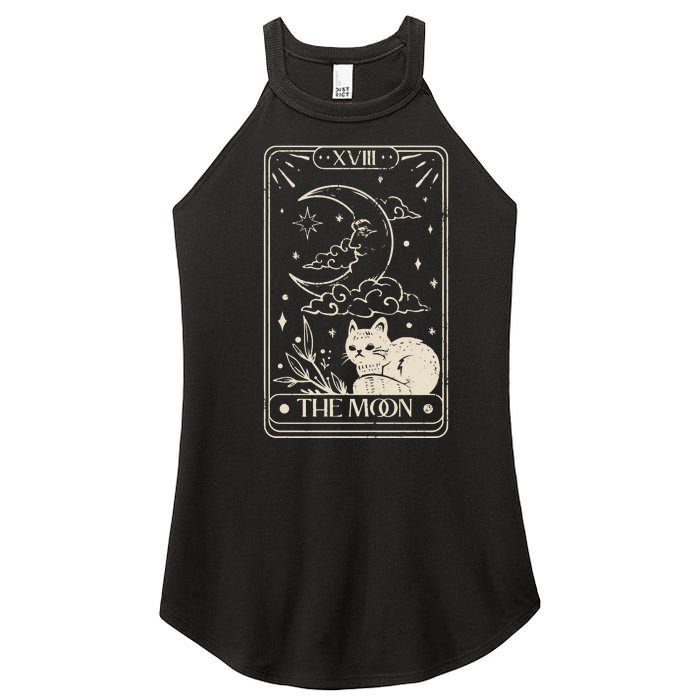 Moon Tarot Oversized Mystical Women's Perfect Tri Rocker Tank