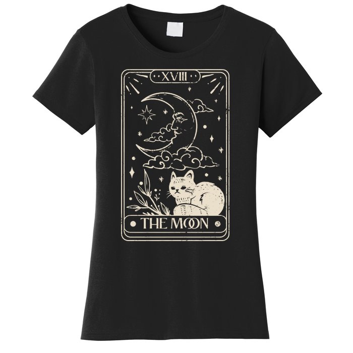 Moon Tarot Oversized Mystical Women's T-Shirt