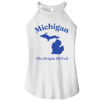 Michigan The Origin Of Evil Women's Perfect Tri Rocker Tank