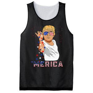 Merica Trump Outfits GlassesFirework 4th Of July Don Drunk Mesh Reversible Basketball Jersey Tank