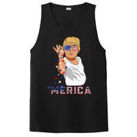 Merica Trump Outfits GlassesFirework 4th Of July Don Drunk PosiCharge Competitor Tank