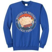 Matzah The Original Fast Food Kosher Jewish Seder Passover Great Gift Sweatshirt