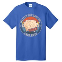 Matzah The Original Fast Food Kosher Jewish Seder Passover Great Gift Tall T-Shirt