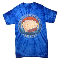 Matzah The Original Fast Food Kosher Jewish Seder Passover Great Gift Tie-Dye T-Shirt