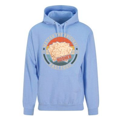 Matzah The Original Fast Food Kosher Jewish Seder Passover Great Gift Unisex Surf Hoodie