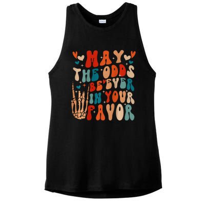 May The Odds Ratios Be Ever In Your Favor Ladies PosiCharge Tri-Blend Wicking Tank