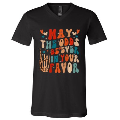 May The Odds Ratios Be Ever In Your Favor V-Neck T-Shirt