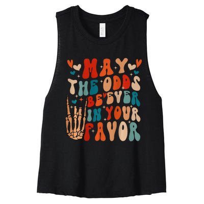 May The Odds Ratios Be Ever In Your Favor Women's Racerback Cropped Tank