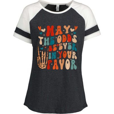 May The Odds Ratios Be Ever In Your Favor Enza Ladies Jersey Colorblock Tee