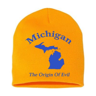 Michigan The Origin Of Evil Short Acrylic Beanie