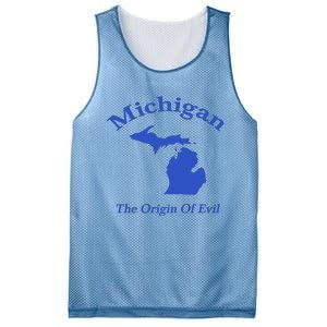 Michigan The Origin Of Evil Mesh Reversible Basketball Jersey Tank