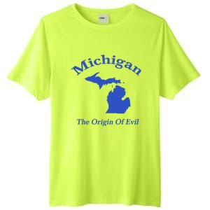 Michigan The Origin Of Evil Tall Fusion ChromaSoft Performance T-Shirt