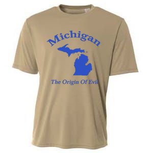 Michigan The Origin Of Evil Cooling Performance Crew T-Shirt