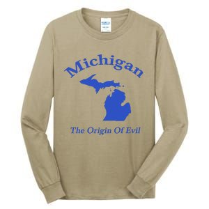 Michigan The Origin Of Evil Tall Long Sleeve T-Shirt