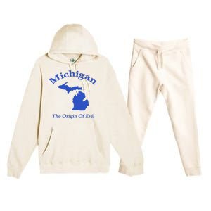 Michigan The Origin Of Evil Premium Hooded Sweatsuit Set