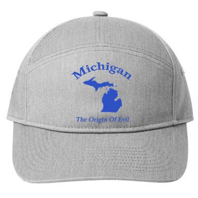 Michigan The Origin Of Evil 7-Panel Snapback Hat