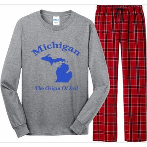 Michigan The Origin Of Evil Long Sleeve Pajama Set