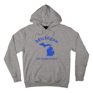 Michigan The Origin Of Evil Tall Hoodie