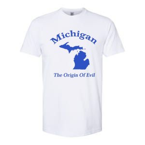 Michigan The Origin Of Evil Softstyle CVC T-Shirt