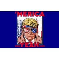 Merica Trump Outfits Don Drunk Donald Drunk 4th Of July Funny Gift Bumper Sticker