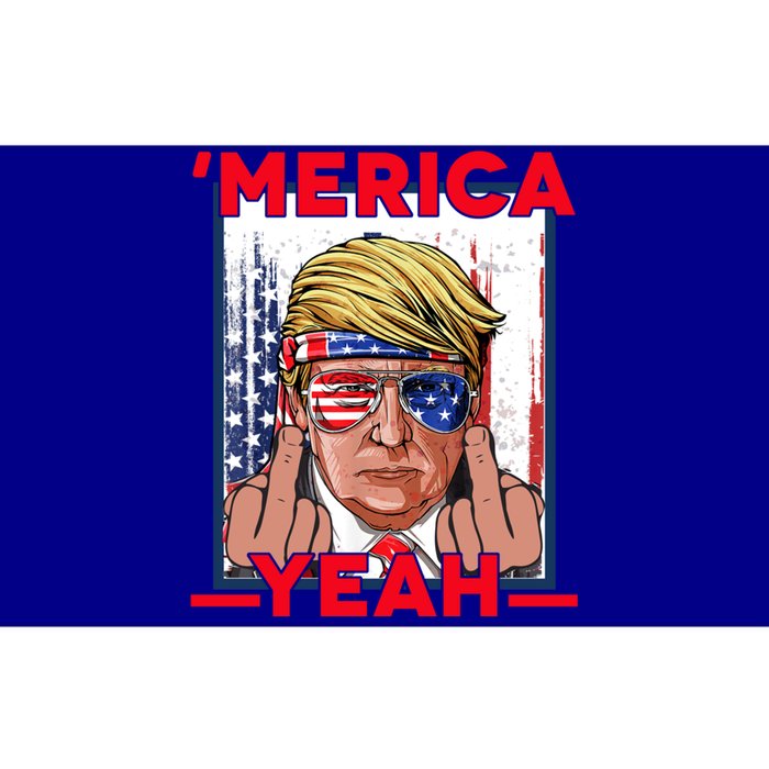 Merica Trump Outfits Don Drunk Donald Drunk 4th Of July Funny Gift Bumper Sticker