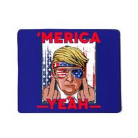 Merica Trump Outfits Don Drunk Donald Drunk 4th Of July Funny Gift Mousepad