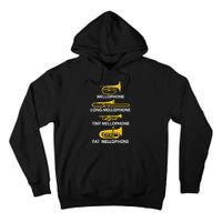 Mellophone Types Of Mellophones Marching Band Mellophonist Tall Hoodie