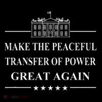 Make The Peaceful Transfer Of Power Great Again Sustainable Bucket Hat