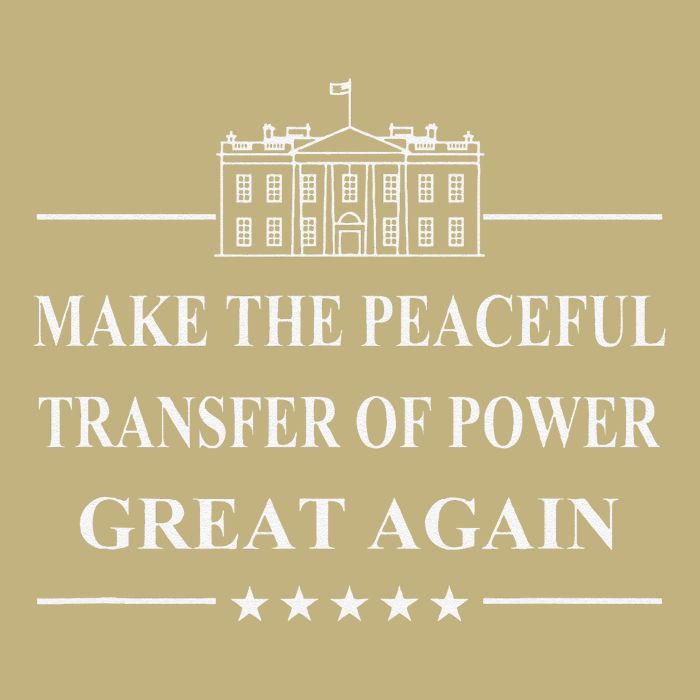 Make The Peaceful Transfer Of Power Great Again Cooling Performance Crew T-Shirt
