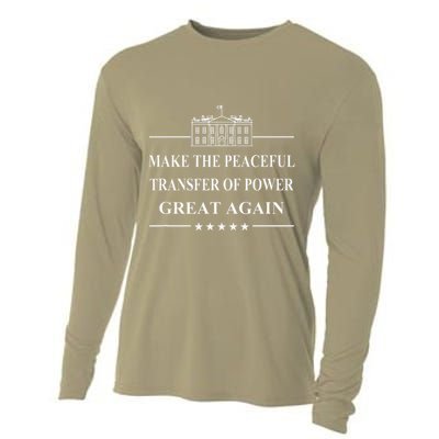 Make The Peaceful Transfer Of Power Great Again Cooling Performance Long Sleeve Crew
