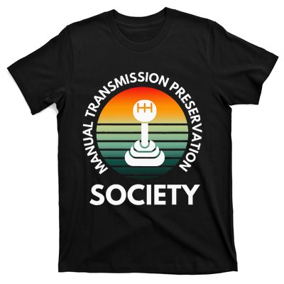 Manual Transmission Preservation Society Gearbox Mechanical T-Shirt