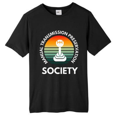 Manual Transmission Preservation Society Gearbox Mechanical Tall Fusion ChromaSoft Performance T-Shirt