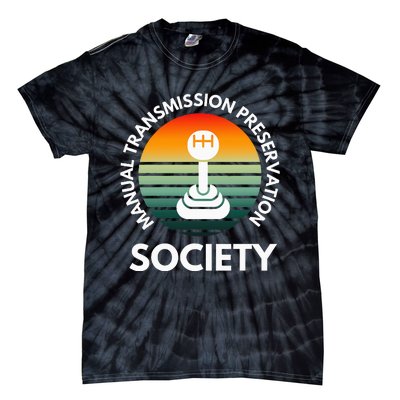 Manual Transmission Preservation Society Gearbox Mechanical Tie-Dye T-Shirt