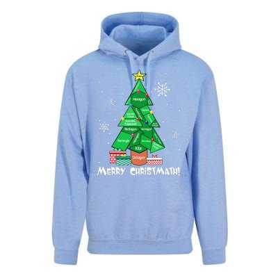 Math Teacher Polygon Christmas Tree Geometry Merry Christmas Unisex Surf Hoodie