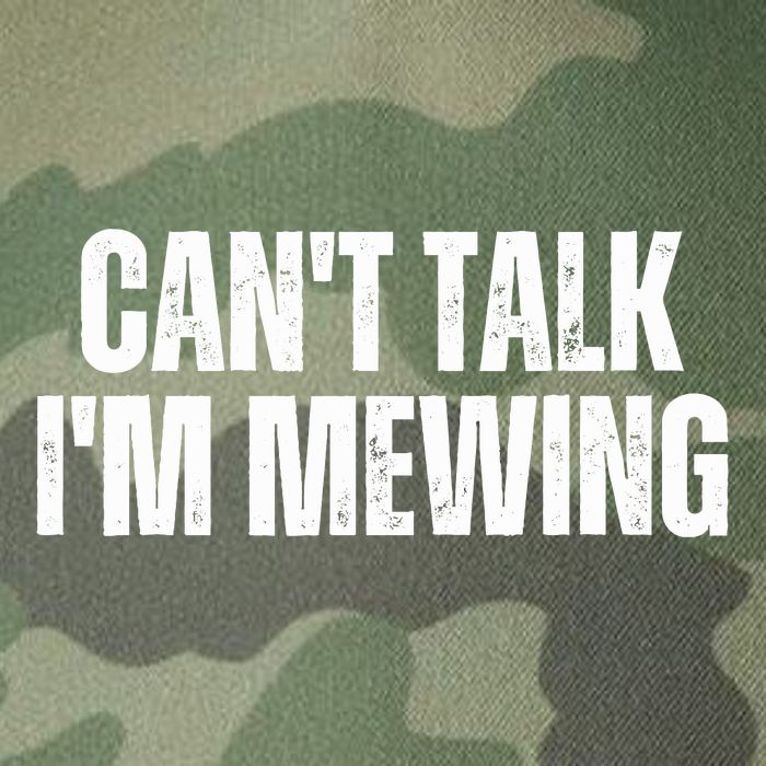 Mewing Tongue Posture Trainer CanT Talk IM Mewing Legacy Tie Dye Trucker Hat