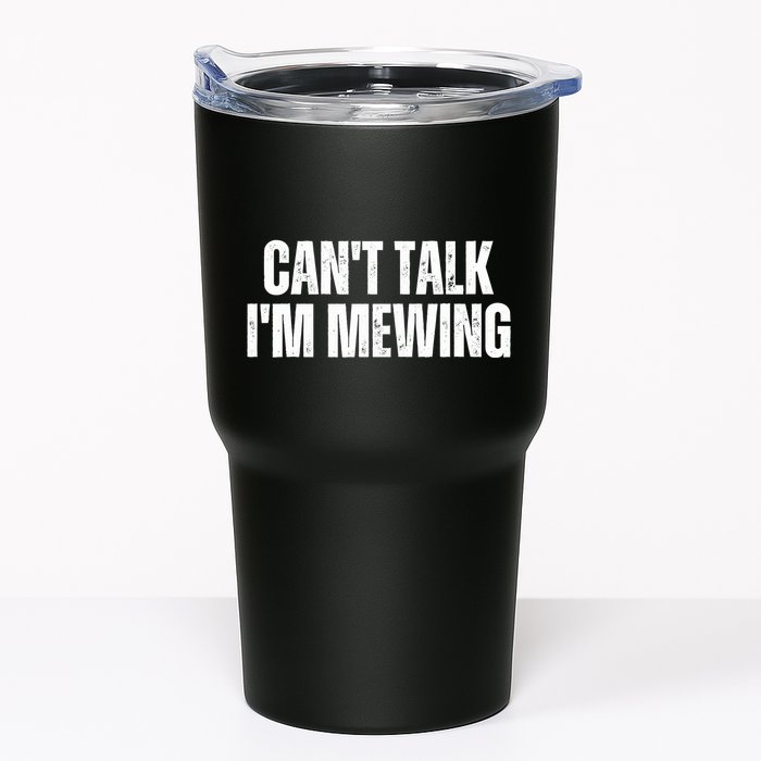 Mewing Tongue Posture Trainer CanT Talk IM Mewing Tumbler