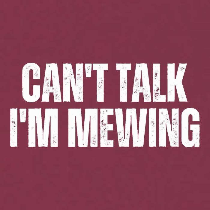 Mewing Tongue Posture Trainer CanT Talk IM Mewing 16oz Travel Tumbler