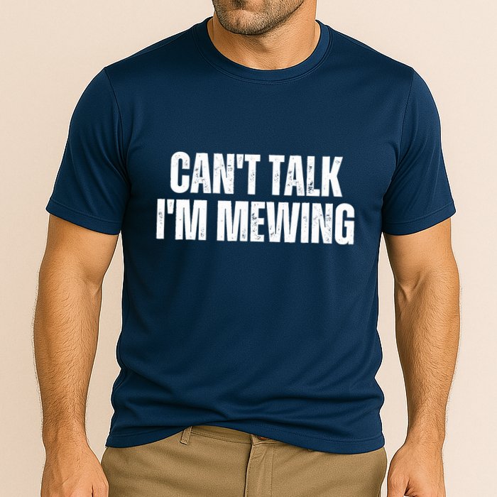 Mewing Tongue Posture Trainer CanT Talk IM Mewing Performance Shirt
