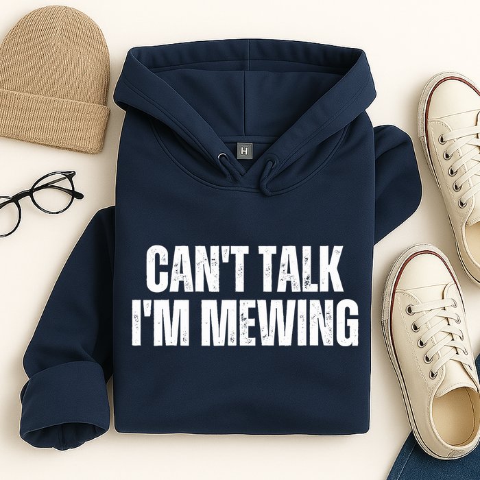 Mewing Tongue Posture Trainer CanT Talk IM Mewing Hoodie