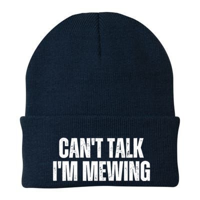 Mewing Tongue Posture Trainer CanT Talk IM Mewing Beanie